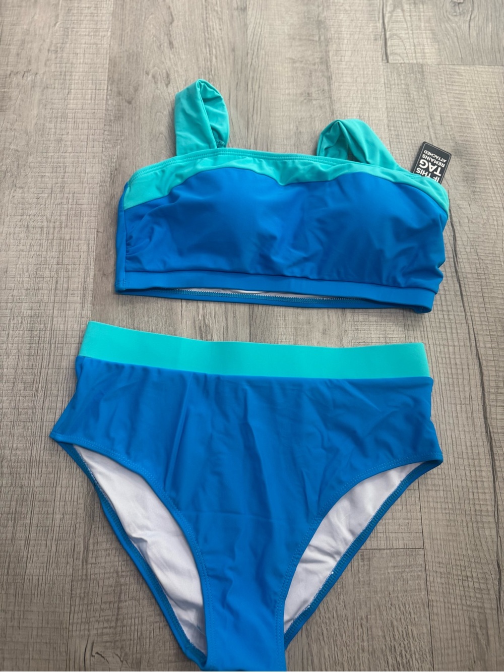 Women’s Two-Piece Blue & Teal Bikini Set
